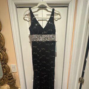 black evening dress
